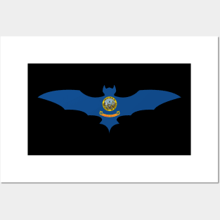 Idaho Bat Flag. Posters and Art